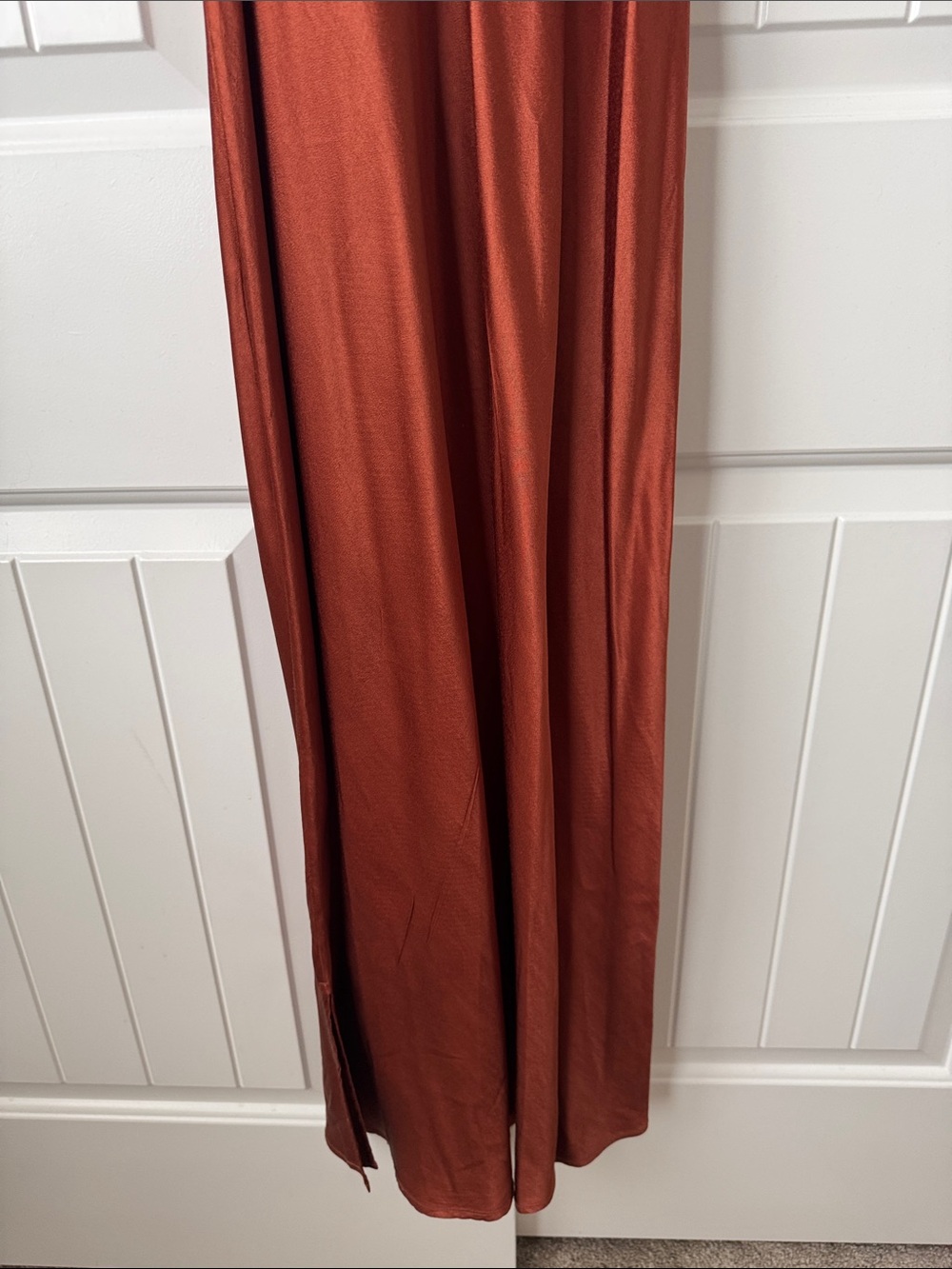 Enza Costa Rust Slip Maxi Dress - Picture 7 of 7